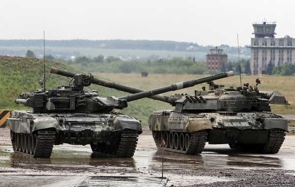 Вес, бронирование и экипаж танка Т-90