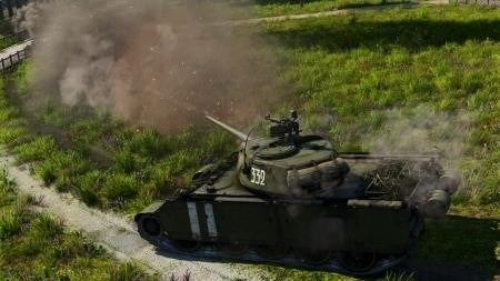 Применение танка Т-44-100 в бою