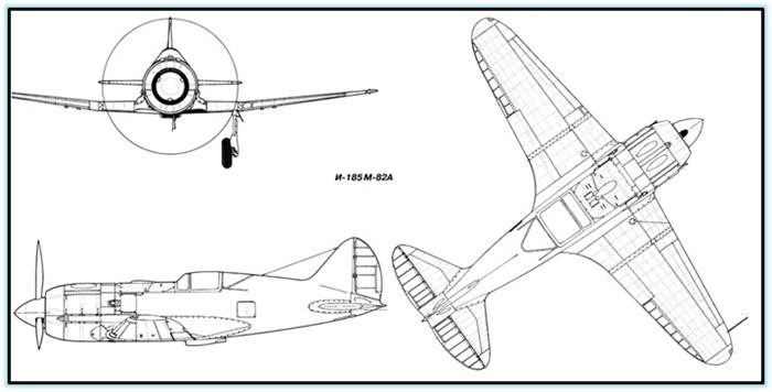 Применение истребителя И-185 в бою