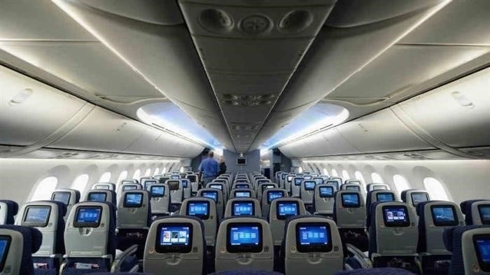 Характеристики салона эконом-класса и бизнес-класса на самолете Boeing 787-800