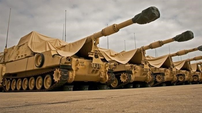 Боевое применение самоходной артиллерийской установки М109